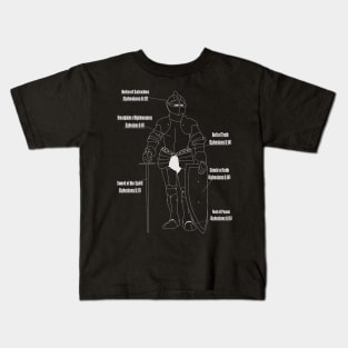 The full armor of God (inverted) Kids T-Shirt